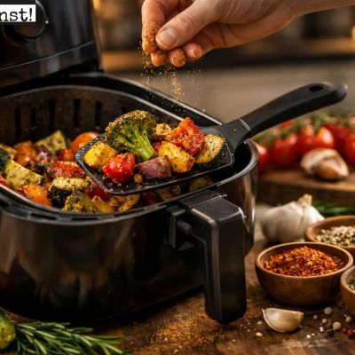 Gemüse aus dem Airfryer würzen: Einfach aromatisch