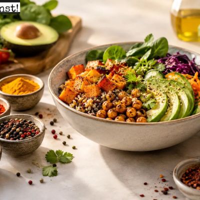 Gewürze für vegetarische Bowls gezielt kombinieren