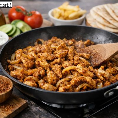 Gyros Gewürz für Pfanne richtig verwenden