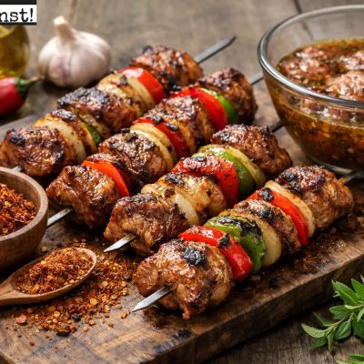 Schaschlik Gewürz für Marinade richtig nutzen