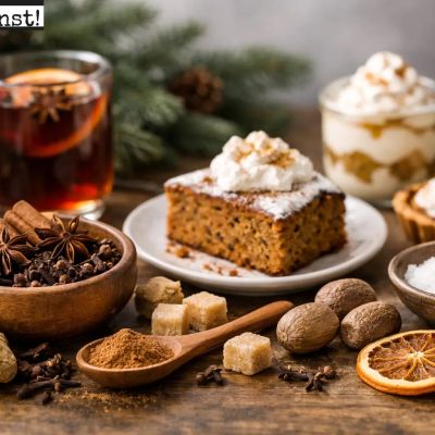 Wintergewürze für Desserts verwenden