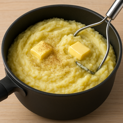 Cremiges Kartoffelpüree mit Butter & Muskat – einfaches Rezept mit Video