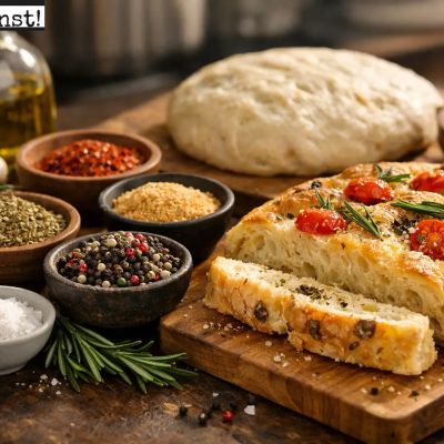 Gewürze für Focaccia-Teig richtig wählen