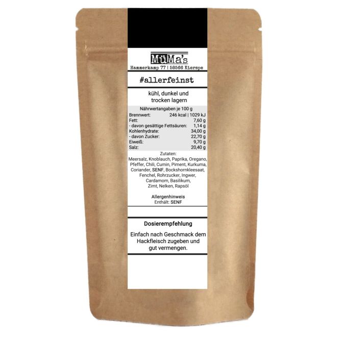 Čevapčiči a směs koření na mleté maso - 125g