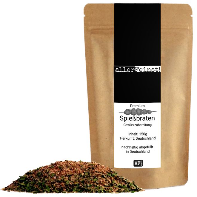 Premium Spießbraten Gewürzzubereitung, Gewürz für Spieß- und Rollbraten - 150g