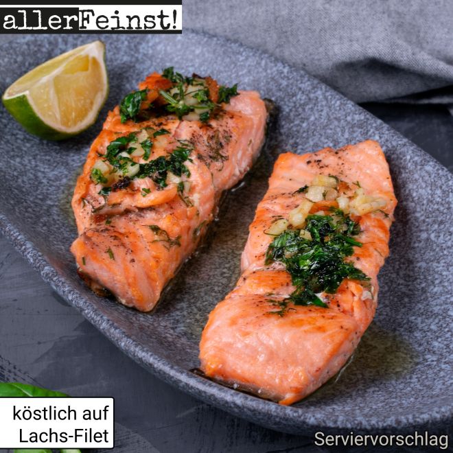 Premium Kräuterbutter Gewürz mit Röstzwiebeln - Gewürzzubereitung - für köstliche Kräuter Butter und mehr - 80g