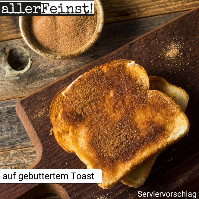 Skandinavischer Zimt-Zucker mit Kardamom - Perfekt für Waffeln, Cinnamon Rolls, Kanelbullar, Zimtschnecken - 200g