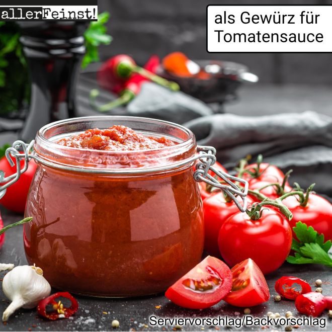 Preparato premium per bruschetta per salse, salse spalmabili, insalate, antipasti, spezie per barbecue - 125g