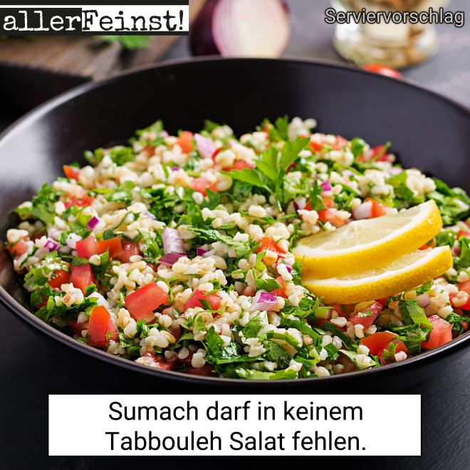 Premium Sumach Pulver - Gewürzzubereitung - Sumak - Essigbaumfrucht - Essigbaumgewürz - 125g