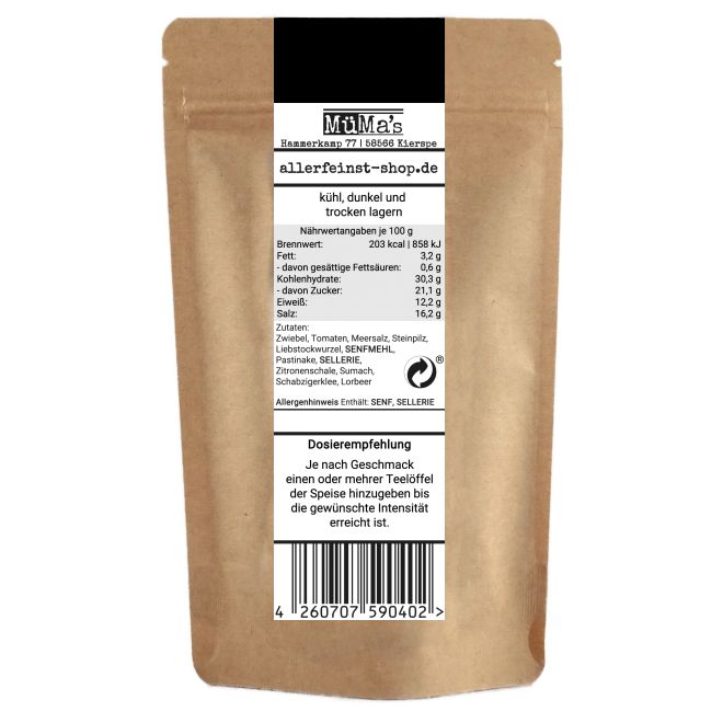 Umami Gewürzzubereitung - ohne Glutamat - Würzig Alleswürzer Gewürz Allrounder - 100g