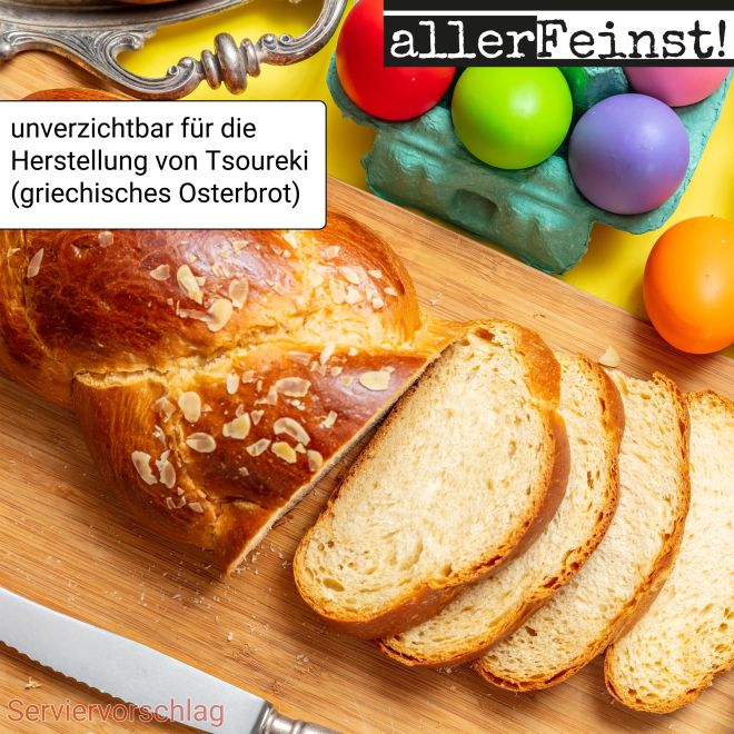Premium Mastix Tränen | griechisches Naturharz | Mastic Gum - für z.B. Tsoureki Griechisches Osterbrot | Perfekt zum backen - 9 g