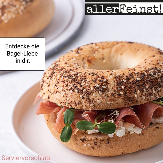 Bagel & Stulle - Seasoning für Brot, Stullen, Bagels, Brötchen, Avocado, Salat Topping und mehr - 100g