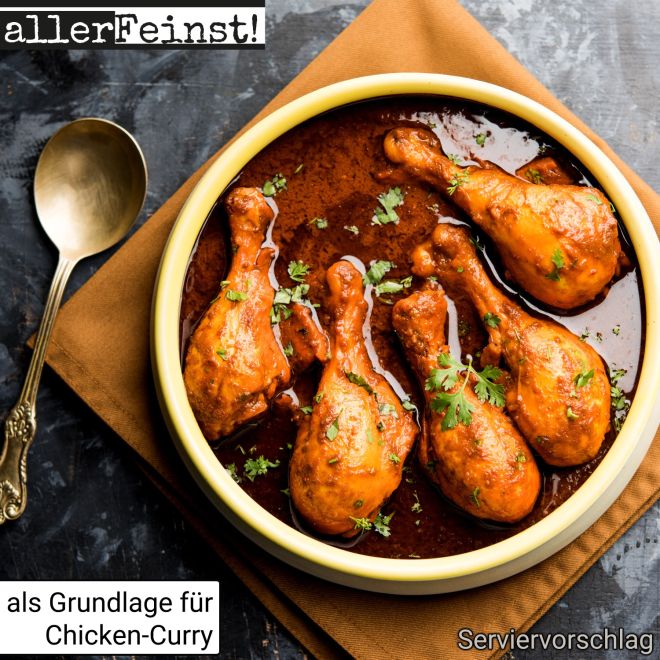 Premium Brathähnchen Gewürz - Mega Mega Chicken - köstliches Hähnchen Gewürzsalz für Marinaden, Wings und mehr - 400g