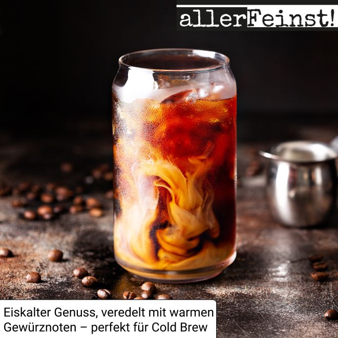 Premium Kaffee Gewürz | Mokka Gewürzmischung | Cappuccino u. Latte Macchiato Topping | arabischer Kaffeegenuss mit Ceylon-Zimt, Kardamom, Vanille, etc. - 80g