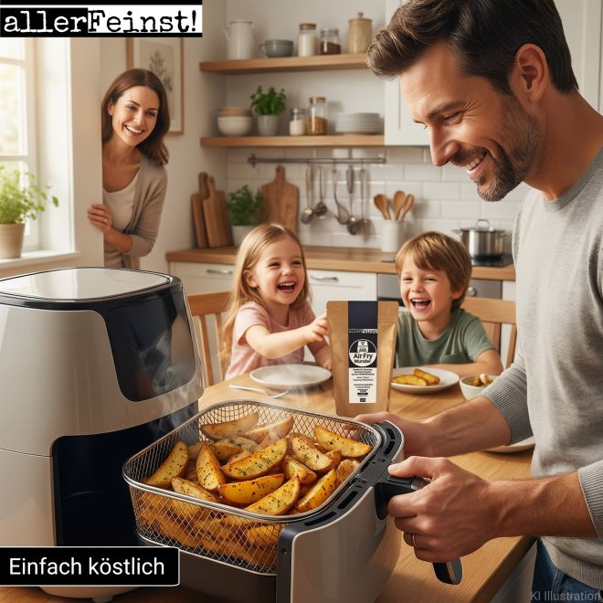 Air Fry Wunder | Premium Würzsalz für Heißluftfritteusen | Knusprige Pommes, Gemüse & Snacks | Ohne Zusätze - 150g