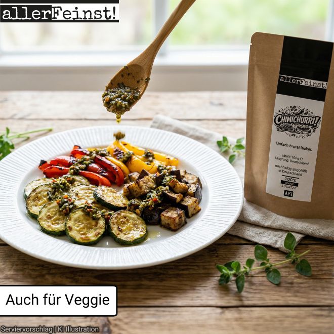 Chimichurri Gewürz aromatische Gewürzzubereitung für Steak Grillgemüse Marinaden Dips Kräuterbutter und BBQ - 100g