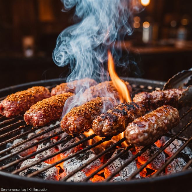 Grill Gewürz Set – Bratwurst, Cevapcici & Hähnchen Gewürz – BBQ Bundle für Fleisch, Marinade & Grill – Premium Gewürzmischungen ohne Zusatzstoffe – Made in Germany