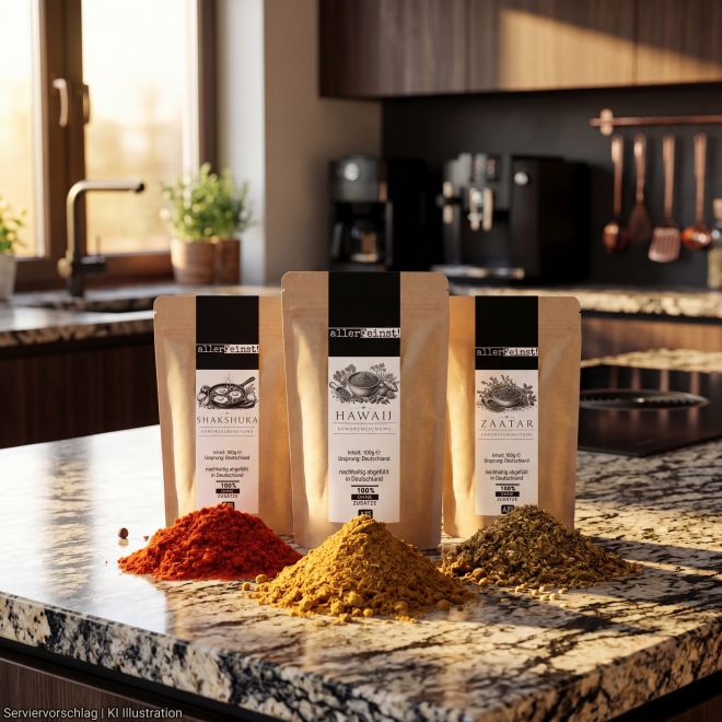Orientalisches Gewürzset 3er Set | Shakshuka, Hawaij & Zaatar | Premium Gewürzspezialitäten | Geschenkset für orientalische Küche (3 x 100g)