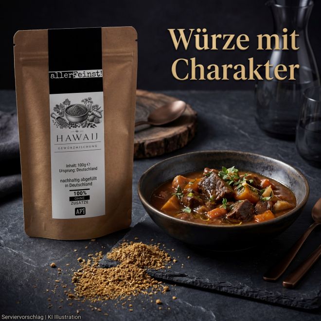 Hawaij Gewürzmischung | Orientalische Gewürzspezialität mit Cumin, Kardamom & Kurkuma | Für Suppen, Schmorgerichte und Marinade - 100g