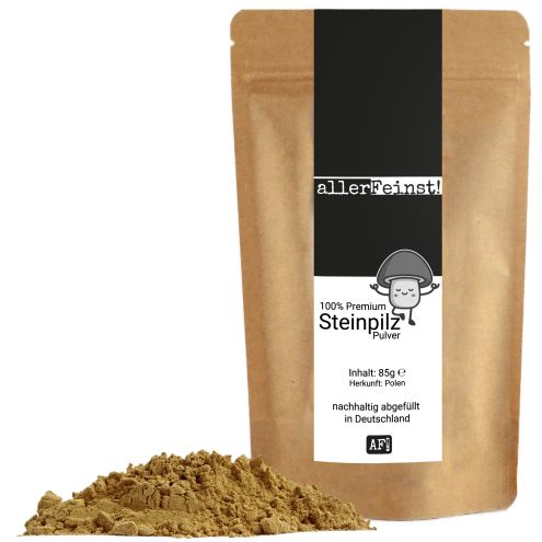 100% Steinpilzpulver - Steinpilz gemahlen - 1a Premium Gourmet Gewürz - 85g