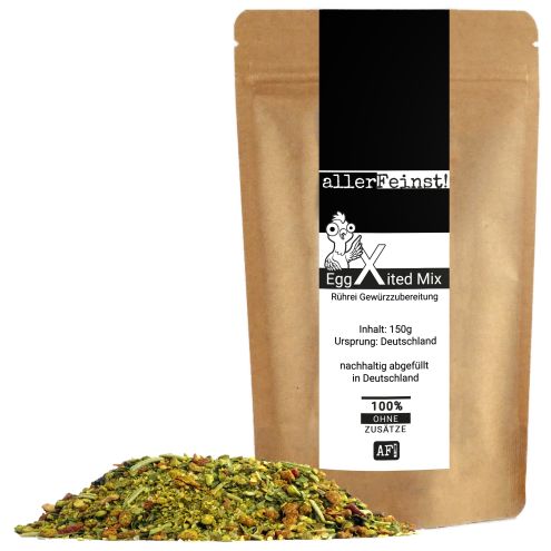 Rührei Gewürz - EggXited - Gewürzzubereitung für z.B. Omlett, Eierspeise, Scrambled Eggs - 150g