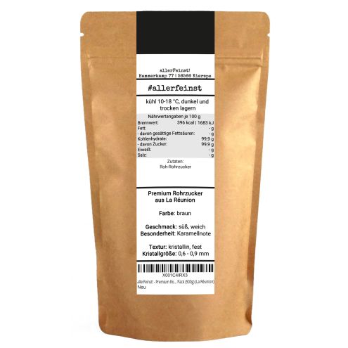 Echter Premium Rohrzucker aus La Réunion - 500g