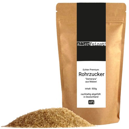 Echter Premium Rohrzucker aus Malawi (Ostafrika) - 500g