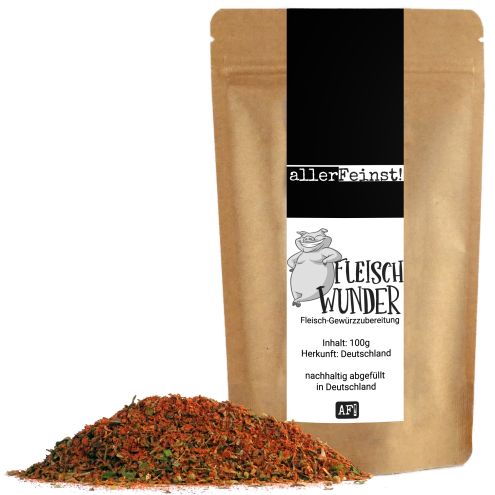 Fleisch Wunder - Fleisch Gewürzzubereitung - Der allrounder für Fleisch - 100g