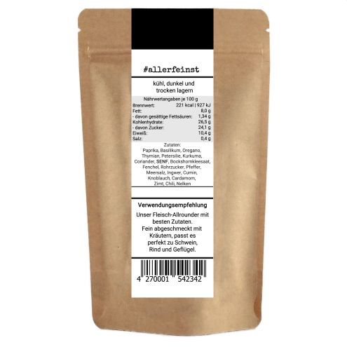 Fleisch Wunder - Fleisch Gewürzzubereitung - Der allrounder für Fleisch - 100g