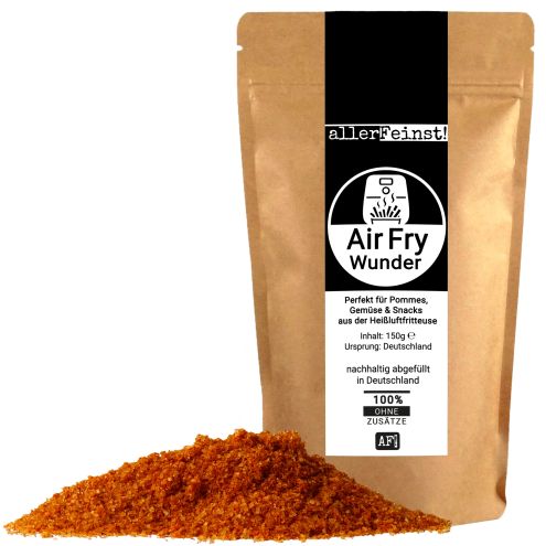 Air Fry Wunder | Premium Würzsalz für Heißluftfritteusen | Knusprige Pommes, Gemüse & Snacks | Ohne Zusätze - 150g