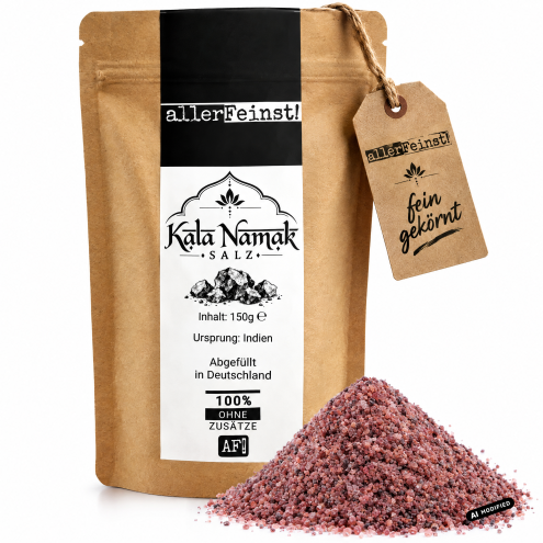 Kala Namak - Schwarzsalz | fein, eierähnlich - 150g